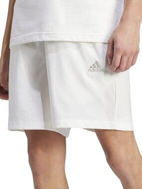 Adidas Men's Essentials Chelsea Shorts 7 in White/White, Large - Men's Athletic